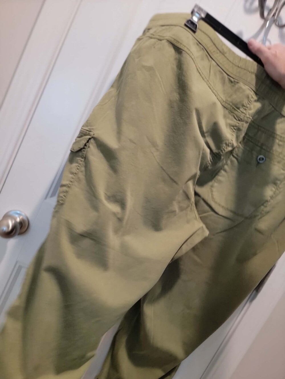 Sonoma Plus Size 22W Green Cargo Pants With Pull-on Waistband for Comfort - Picture 6 of 8